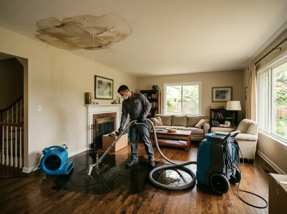 attic-pipe-burst-ceiling-drip-008 — frequently asked questions, Water Damage Restoration & Carpet Care in Woodlyn, PA